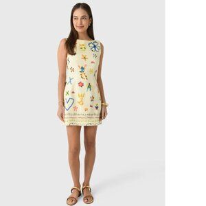 ALEMAIS  sidi beaded mini dress